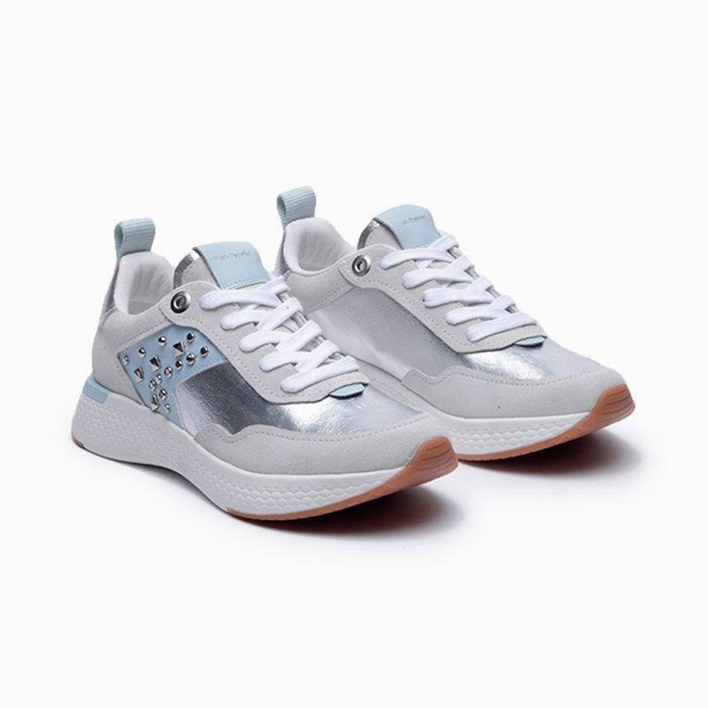 Zapatillas Hush Puppies plateado Calby
