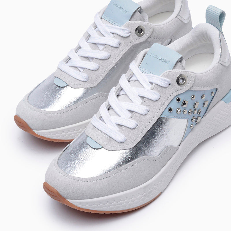 Zapatillas Hush Puppies plateado Calby