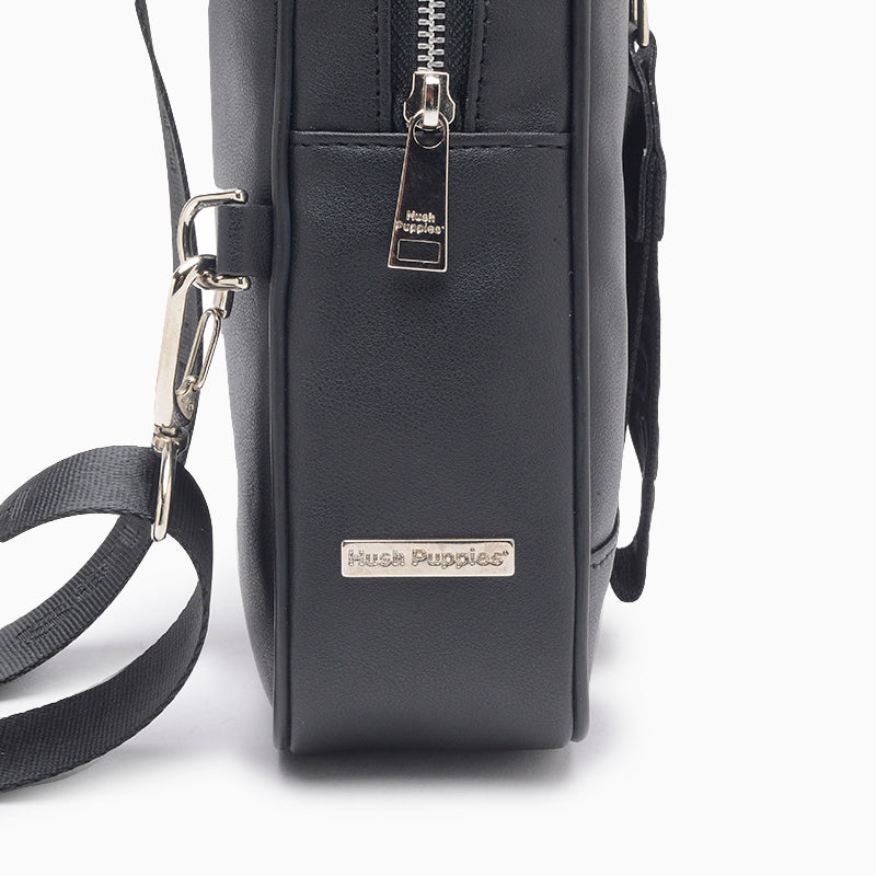 Mochilas Hush Puppies Negro Mochila PU Glitz